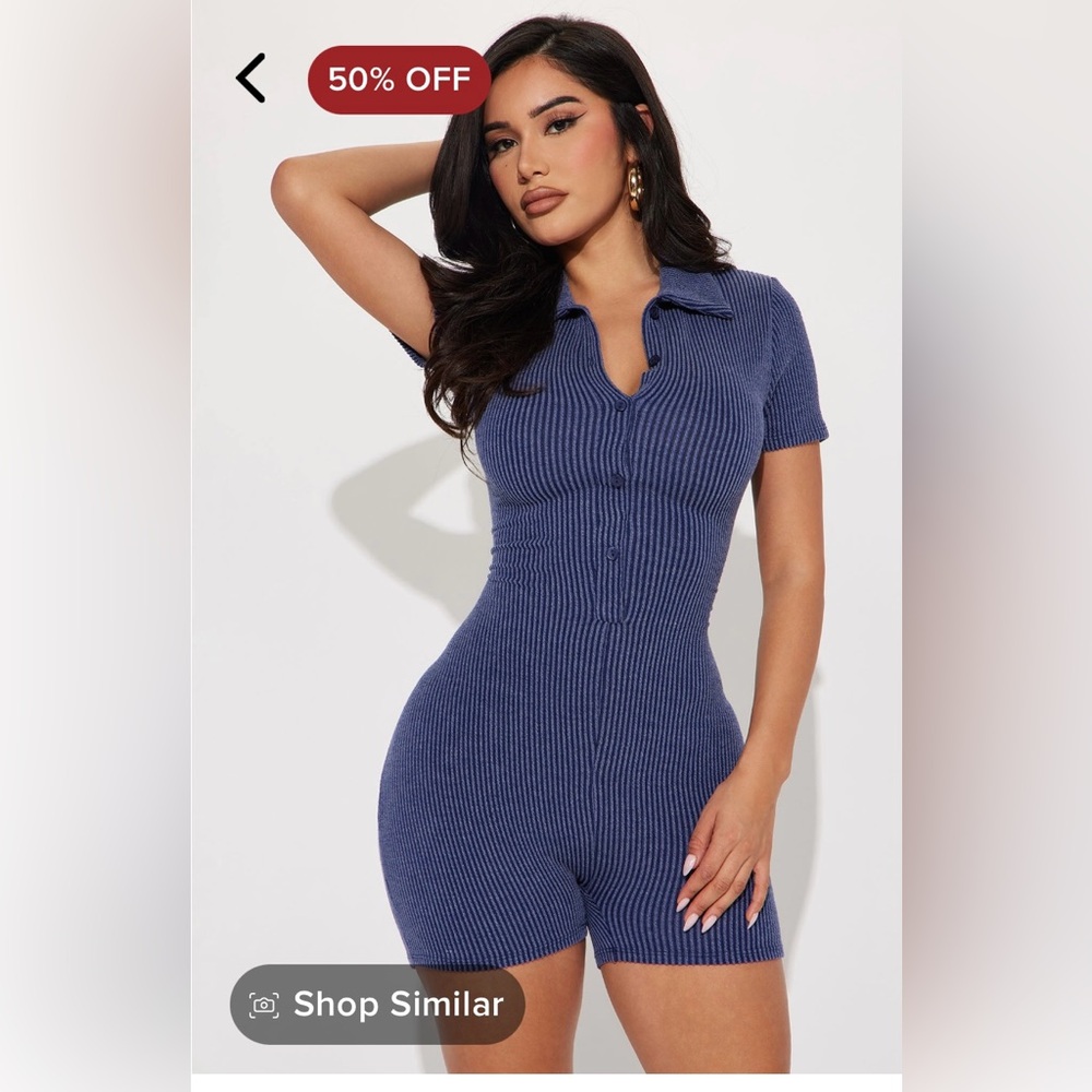 Mid thigh romper - Picture 1 of 3